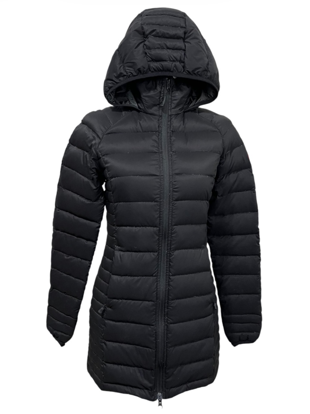 Canada Goose Brookvale Black Hooded Lightweight Quilted Down Jacket
